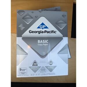 Georgia-Pacific 998090 8.5x11 inch Standard Paper Multipurpose Pack of 500